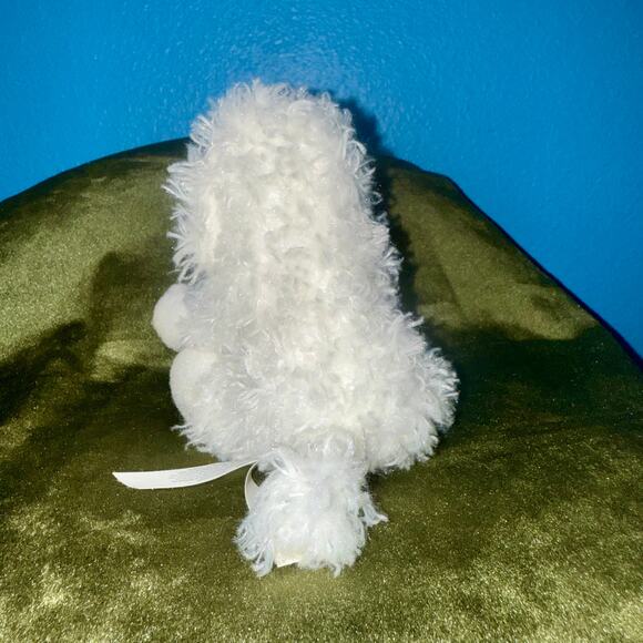 Yomiko Classics White Poodle Plush 5” Stuffed Dog Toy EUC Collectible Puppy - Picture 3 of 4
